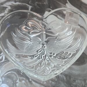 Gorham Clear Heart-Shaped Holiday Decor